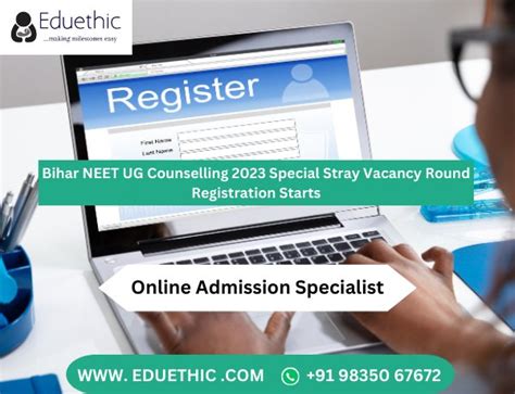 Bihar NEET UG Counselling 2023 Special Stray Vacancy Round Registration