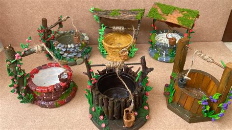 Diy 6 Wishing Wells For Fairy Garden Using Different Waste Materials