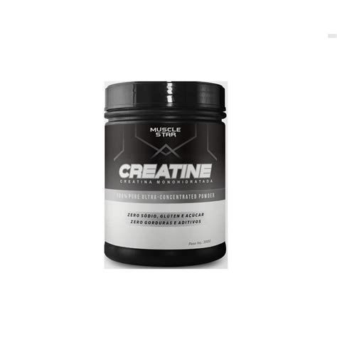 Creatina Monohidratada Pura 300g Shopee Brasil