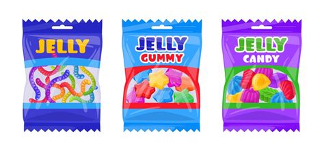 Gummy Candy Bag Vector Images Over 140