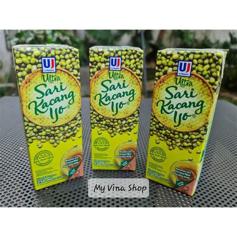 Jual Sari Kacang Ijo Ultra Ml Shopee Indonesia