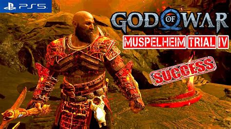 God Of War Muspelheim Trial Iv Ps Gameplay Walkthrough Hdr K