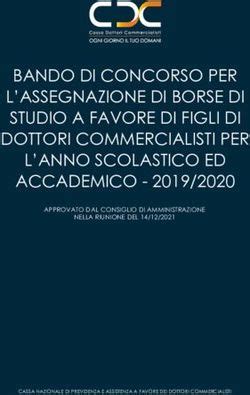 Bando Di Concorso Per L Assegnazione Di Borse Di Studio A Favore Di