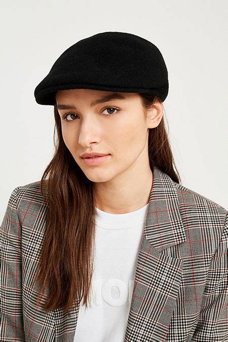 Kangol Seamless Wool Flat Cap Urban Outfitters Kangol Caps Black