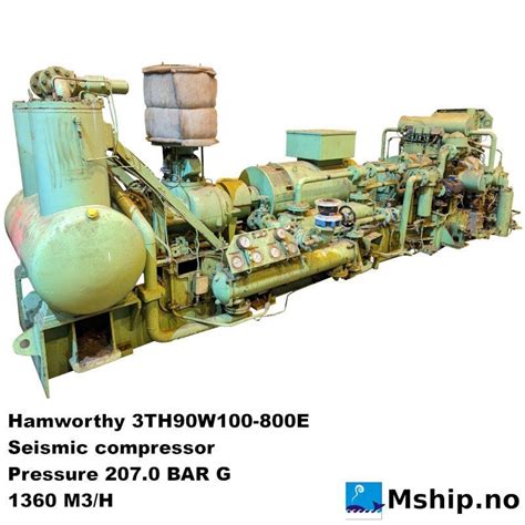 Hamworthy 3TH90W100 800E Seismic Compressor