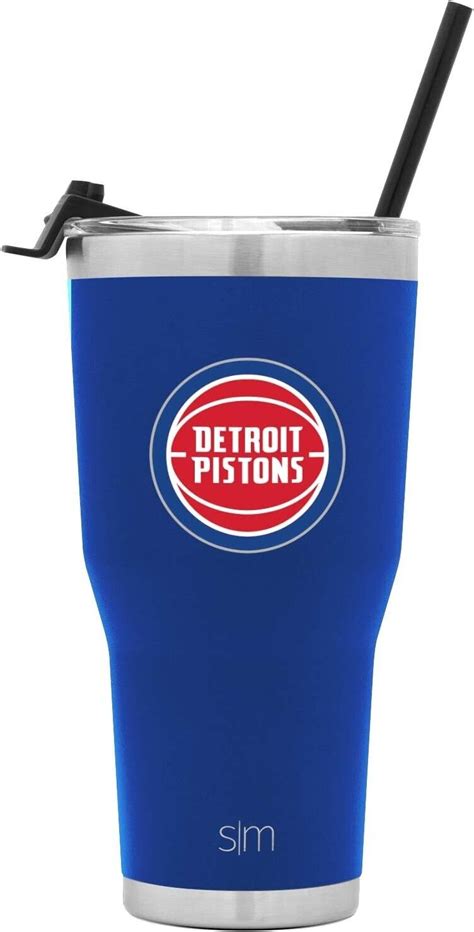 Detroit Pistons Nba Tumbler 30oz Insulated Stainless Steel Cup With