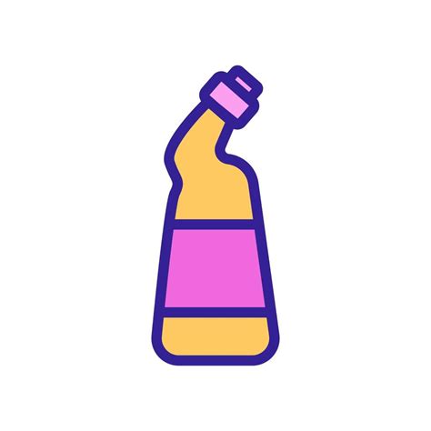 Detergent Bottle Icon Vector Outline Illustration Vector Art At