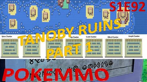 РokeMMO KANTO Walkthrough Episode 92 Tanoby Ruins Part 1 YouTube