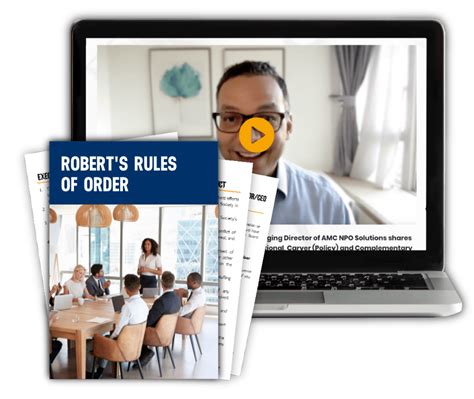 Robert's Rules of Order Online Course - AMC Governance Solutions ...