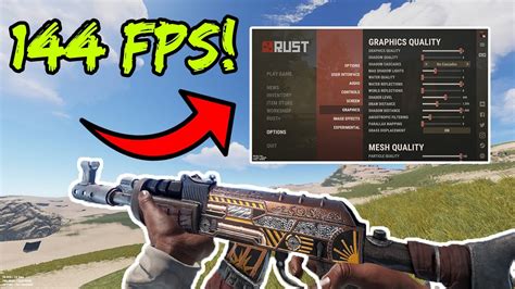 Best Rust Settings Guide For High Fps 2021 144fps Outdated Read Desc Youtube