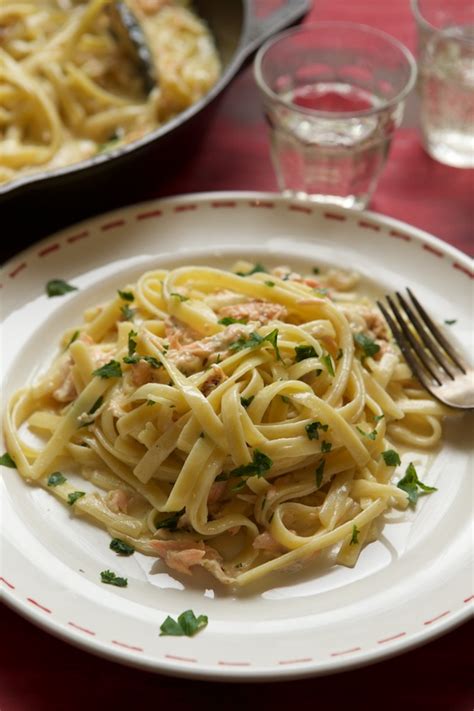 Salmon Fettuccine Alfredo Marla Meridith