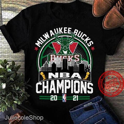 Milwaukee Bucks champions 2021 NBA Official Shirt