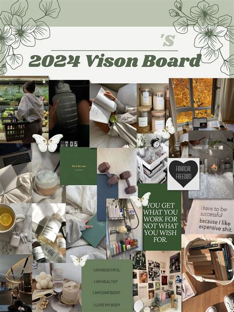 Printable 2024 It Girl Vision Board 2023 Vision Etsy Canada