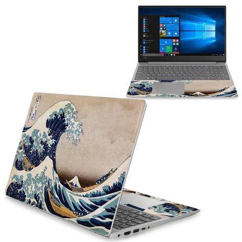 Skin Decal Wrap Compatible With Lenovo Ideapad 330s 15 2018 Sticker Design Great Wave Of