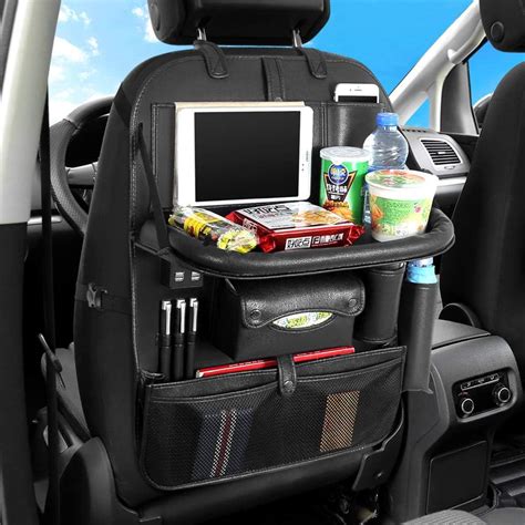 Amazon Homdsim Car Seat Back Organizer With Usb Charger Car Pu