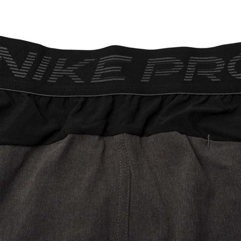 Nike Pro Running Shorts Black Particle Grey