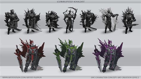 Artstation Corrupted Crystal Knight Eugene Ermak Concept Art