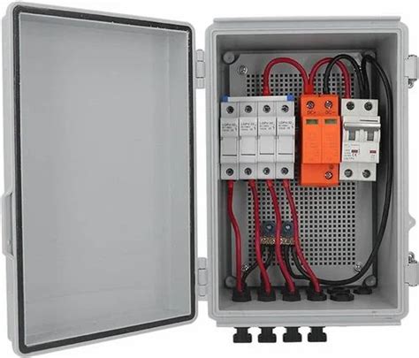 Solar Array Junction Box 6 In 1 Out Dc Spd Dc Mcb At Rs 12498 Solar Combiner Box In Ahmedabad