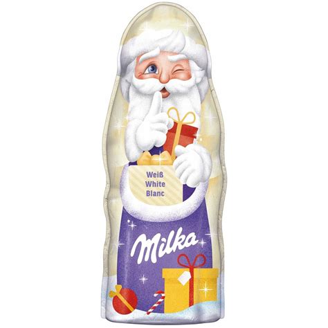 MILKA GWIAZDOR MIKOŁAJ BIAŁA CZEKOLADA 45G Z DE 12870358755