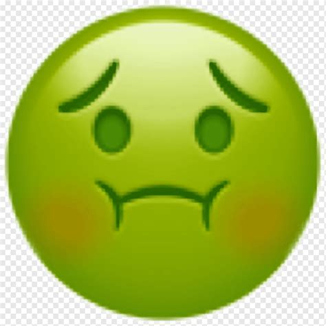 Emojipedia Smiley Emoticon Sick Apple Color Emoji Sick Smile Png