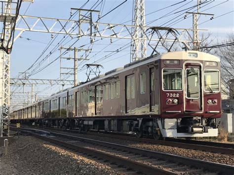 阪急電鉄 阪急7300系電車 7322 相川駅 鉄道フォト・写真 By Ruka ⋆̩さん レイルラボraillab