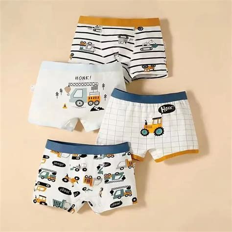 Lot De Boxers En Coton Pour Gar On Sous V Tements Pour Enfants De