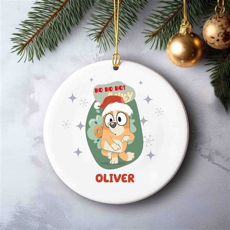 Bluey Bingo Ornament Personalized Bluey Bingo Ornament Etsy Australia