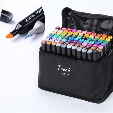 Jual Deli Color Marker With Bag Spidol Warna Dengan Tas Spidol