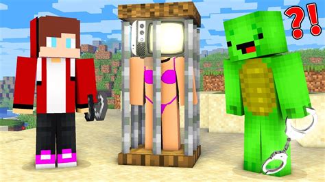 Tv Woman Got Into A Mikey Trap But Jj Is Policeman In Minecraft Maizen