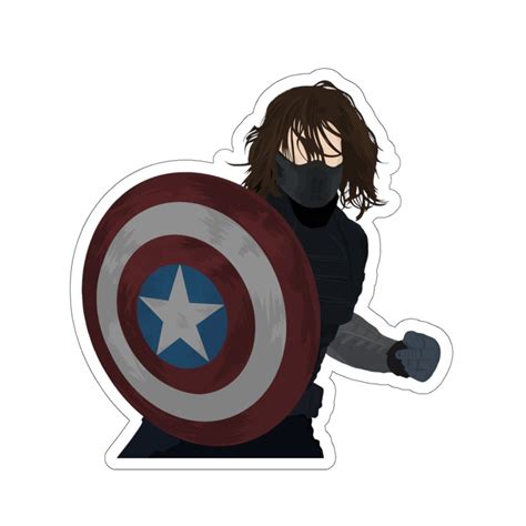 The Winter Soldier Sticker Etsy