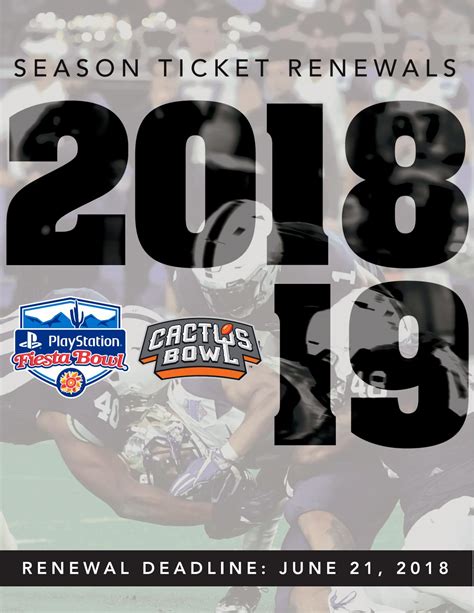 2018 Ticket Renewal by Fiesta Bowl - Issuu