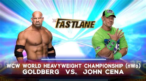 GOLDBERG VS JOHN CENA FOR THE WWE WORLD HEAVY WEIGHT CHAMPIONSHIP