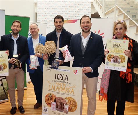 Lorca celebrará las II Jornadas Gastronómicas del Arroz de Calasparra