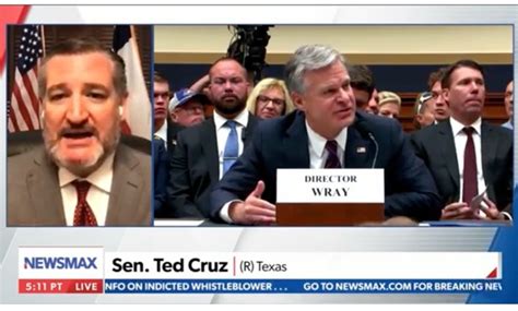 Senator Ted Cruz Hits Wray Testimony Most Politicized Fbi Doj