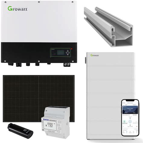 Growatt 5kwp Pv Komplettanlage Mit Solarmodulen 128kwh Speicher