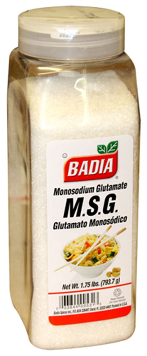 Badia Msg Monosodium Glutamate 1 75 Lbs CUBANFOODMARKET