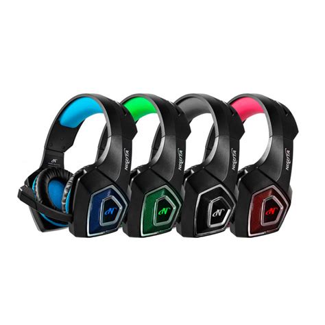 Auricular Nisuta Gamer Con Micr Fono Y Vincha Para Pc Ps