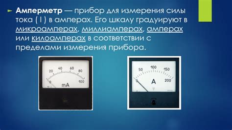 Амперметр и его устройство