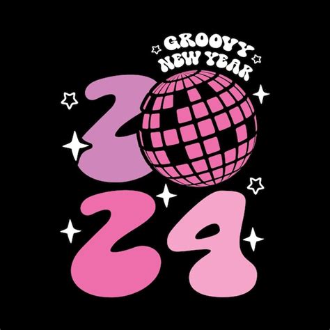 Premium Vector Pink New Year Quote Design 2024