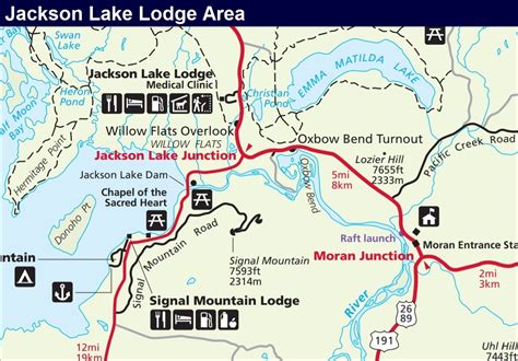 Jackson Lake Lodge Map