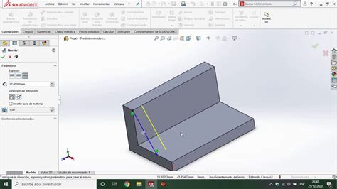 Como utilizar la operación NERVIO SolidWorks Educación Diseño 3D