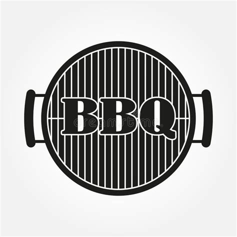 BBQ And Grill Icon Or Label Set Grill And Barbecue Design Template