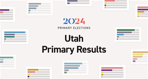 Utah Senate Primary Results 2024 Live Election Map Races By County