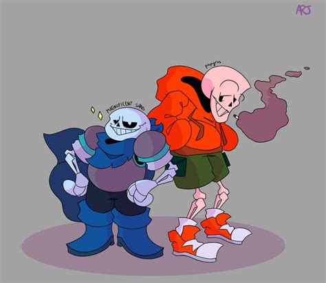 Underswapcanonswap Sans And Papyrus By Arj467 On Deviantart