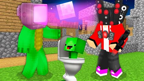 Jj And Mikey Became Tv Man And Speaker Man Skibidi Toilet Exe At Am