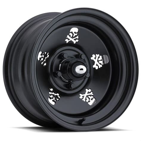 Us Wheel 052 8950 Us Wheel 052 Series Stealth Skull Black Wheels Summit Racing