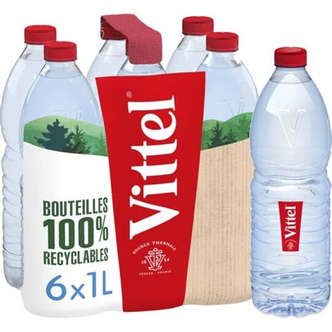 Eau Min Rale Naturelle Vittel Le Pack De Bouteilles De L Prix