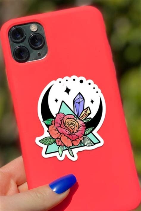 Pin On Phone Case Sticker