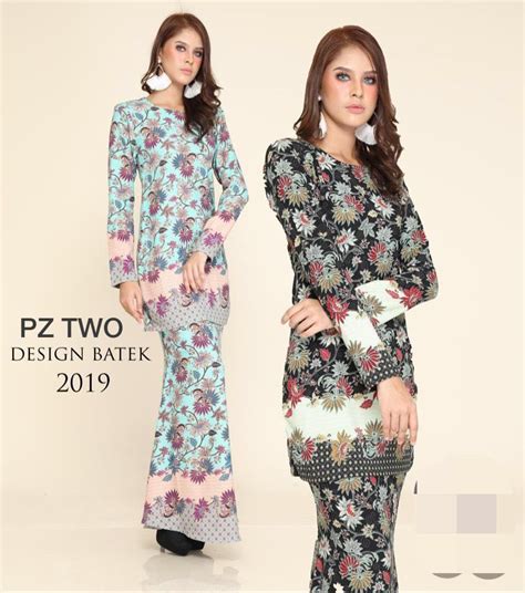 Design Baju Kurung Corak Batik Batik Inspired Kurung With