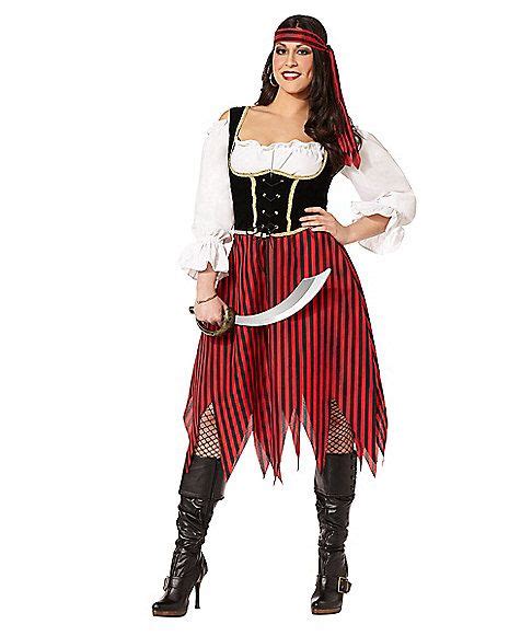 Adult Buccaneer Beauty Pirate Plus Size Costume